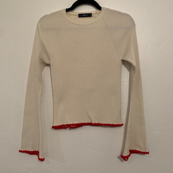zara cream sweater - Picture 1 of 9